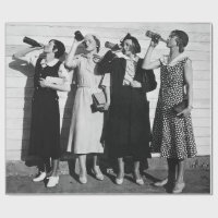  Beer Drinkers Vintage 1930's Photograph  