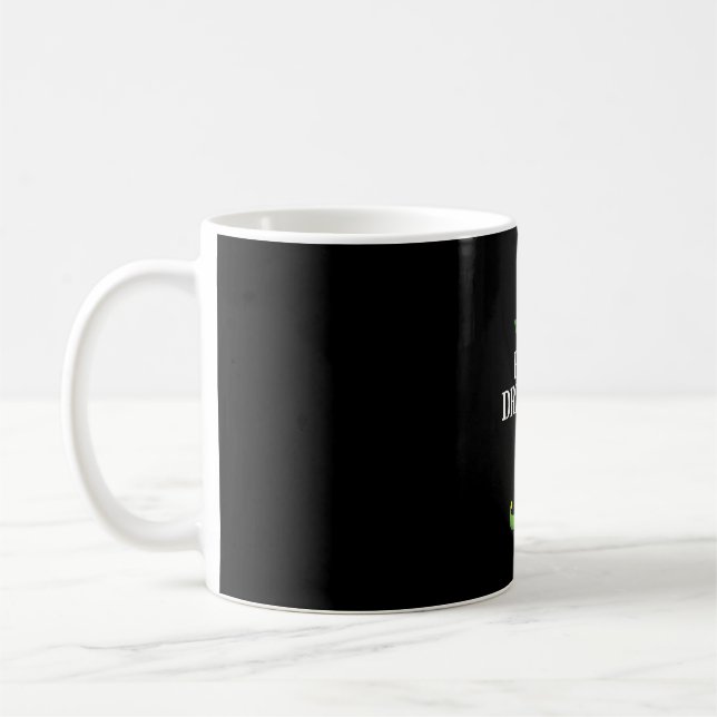 Beer Drinking Christmas Birthday Coffee Mug (Left)