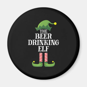 Beer Drinking Christmas Birthday Magnet