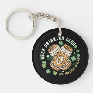Beer Drinking Club St. Paddy's Day Key Ring