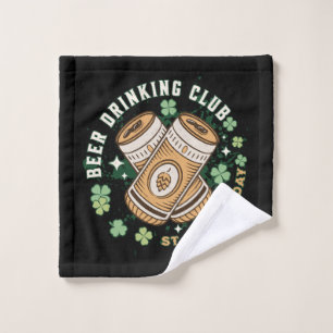 Beer Drinking Club St. Paddy's Day Wash Cloth