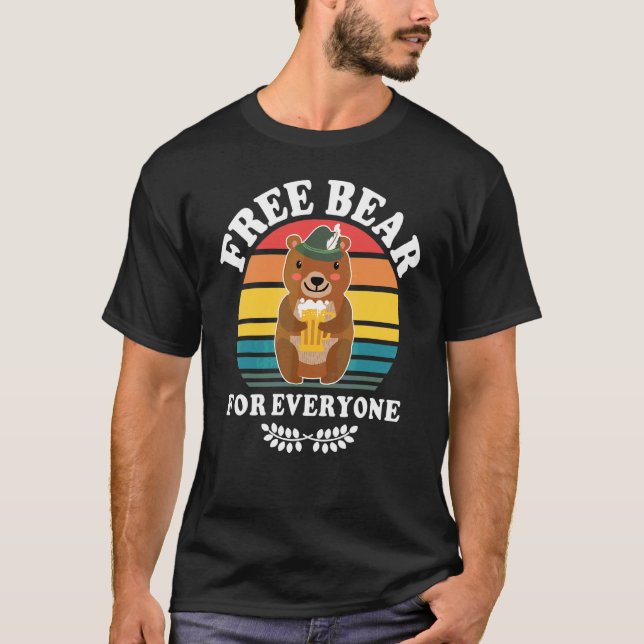 Beer Drinking Drinking Drinking Beer Drinker Bear  T-Shirt (Front)