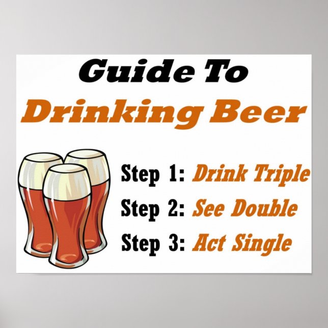 Beer Drinking Full Poster (Front)