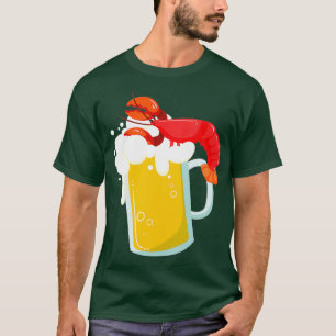 Beer Drinking Lobster I Craft Beer I Beach T-Shirt