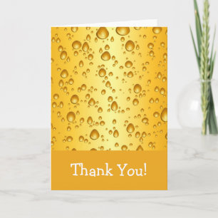 Beer Drops Thank You Card