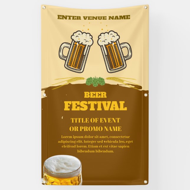 Beer Event Custom Banner (Vertical)