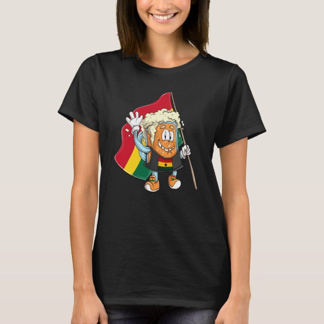 Beer fan of Ghana T-Shirt (Front)