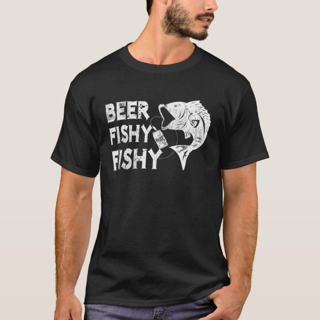 Beer fishy fishy Beer Hop Clothes Brewery Alcohol  T-Shirt (Front)