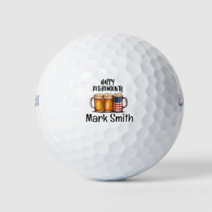 Beer for Retirement Golf Balls