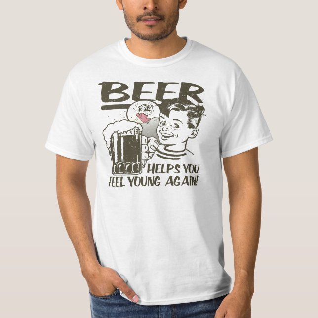 Beer Fountain of Youth T-Shirt (Front)