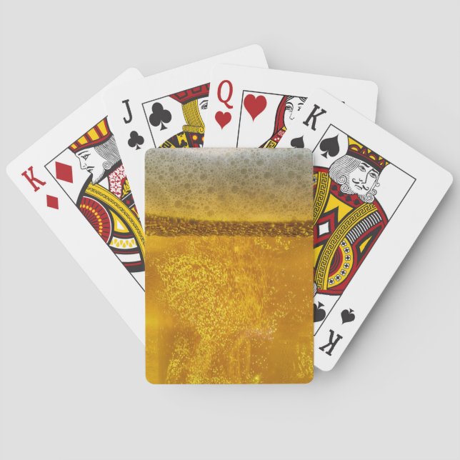 Beer Galaxy a Celestial Quenching Foam Playing Cards (Back)