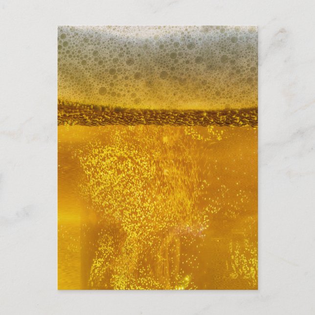 Beer Galaxy a Celestial Quenching Foam Postcard (Front)