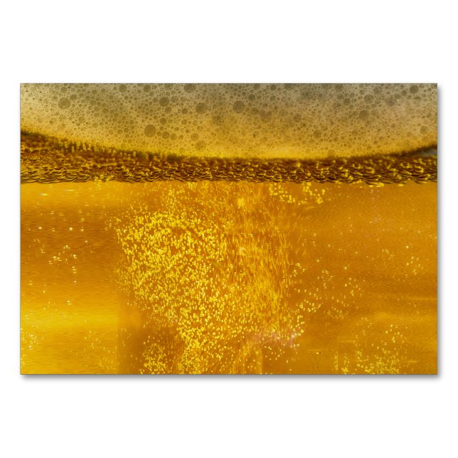 Beer Galaxy a Celestial Quenching Foam Table Number (Front)