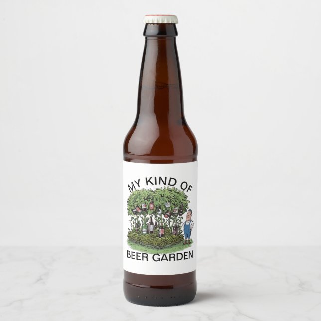 Beer Garden Bottle Label (Front)