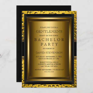 Beer Gentlemen's Bachelor Party Invite 🍻