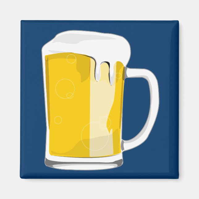 Beer glass magnet (Front)