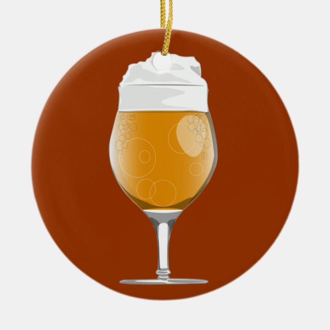 Beer glass ornament (Front)