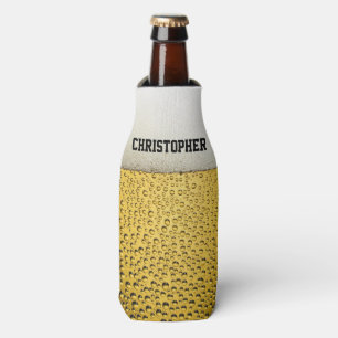 Beer Glass Personalise Bottle Cooler