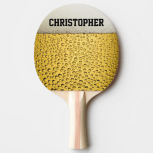 Beer Glass Personalise Ping Pong Paddle