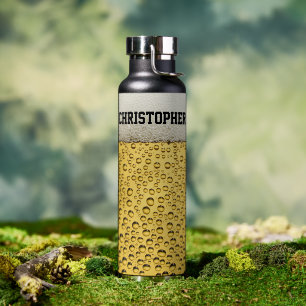 Beer Glass Personalise Water Bottle