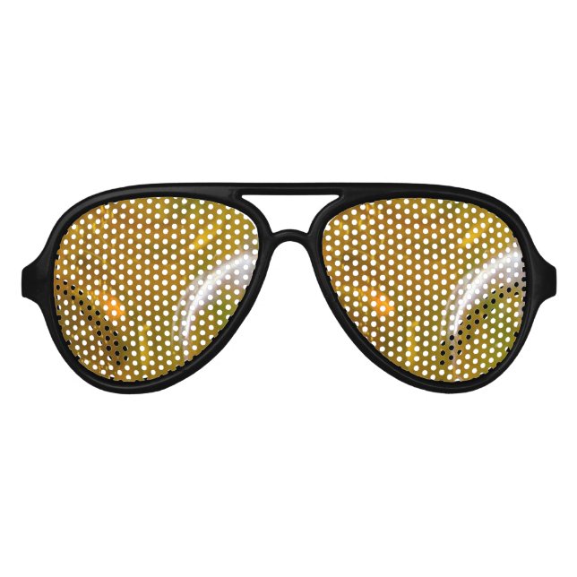 Beer Goggles Sun Glasses Black Aviators (Front)