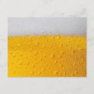 beer head postcard