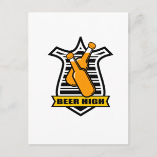 beer high postcard