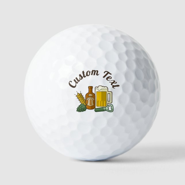 Beer Icons Golf Balls (Front)