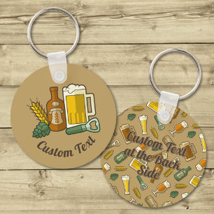 Beer Icons Keychain