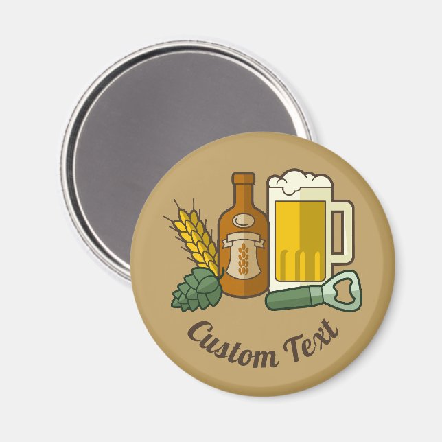 Beer Icons Magnet (Front/Back)