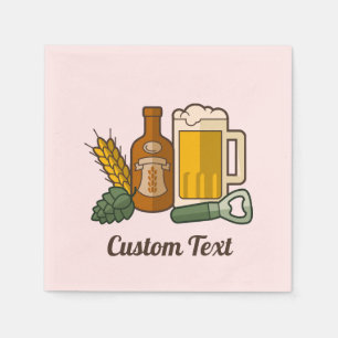 Beer Icons Napkins