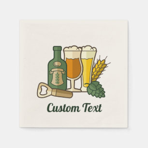 Beer Icons Napkins