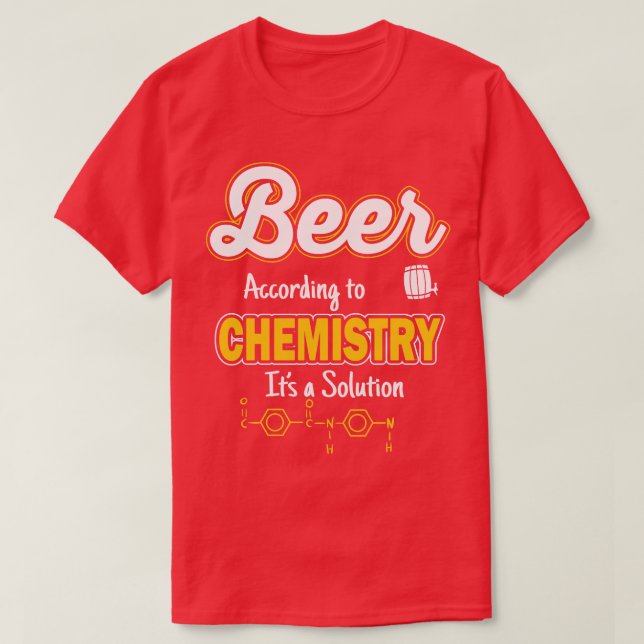 Beer is a solution T-Shirt (Design Front)
