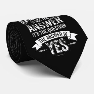 Beer Is Not The Answer Tie