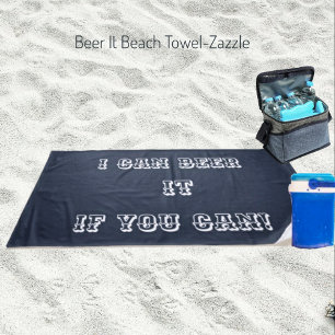 Beer It Beach Towel