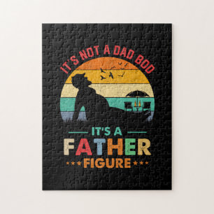Beer It's Not A Dad Bod It's A Father Figure Beer Jigsaw Puzzle