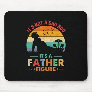 Beer It's Not A Dad Bod It's A Father Figure Beer Mouse Pad