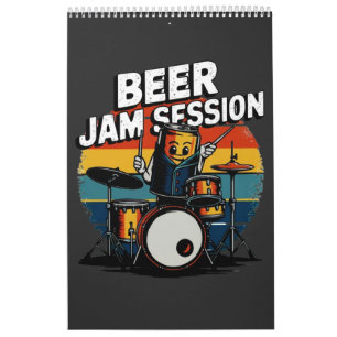 Beer Jam Session T-shirt - Fun Beer Graphic for Be Calendar