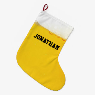 Beer Large Christmas Stocking