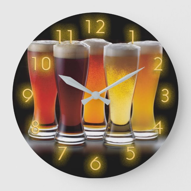 Beer Large Clock (Front)