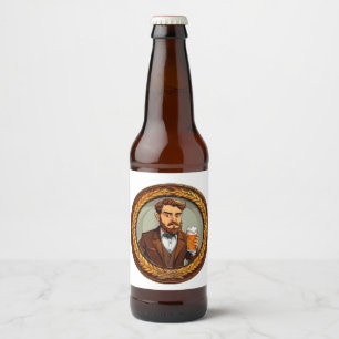 Beer Lover Bottle Label