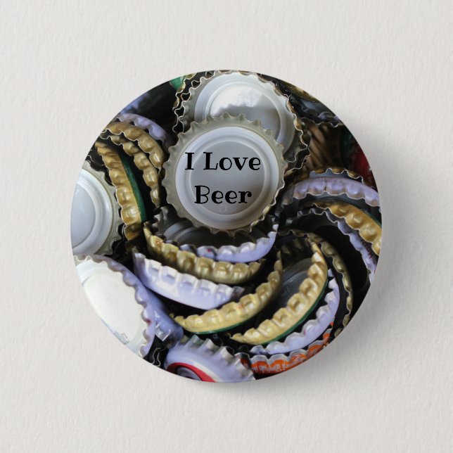 Beer Lover Cool and Trendy 6 Cm Round Badge (Front)