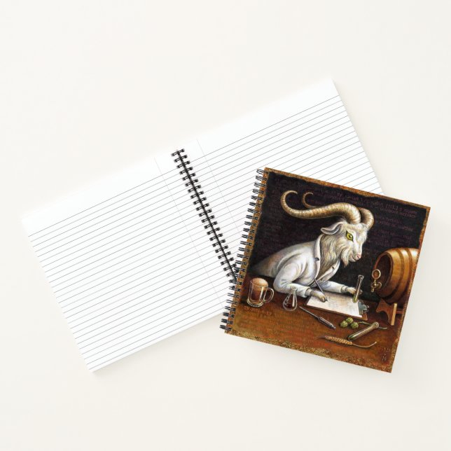 Beer Lover Log Book, Goat Brewer, Zymology Notebook (Inside)
