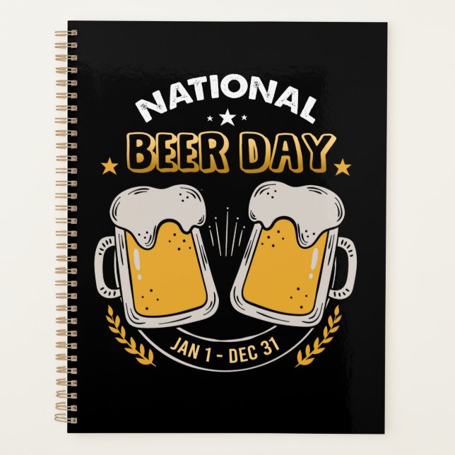 Beer Lover | National Beer Day Planner (Front)