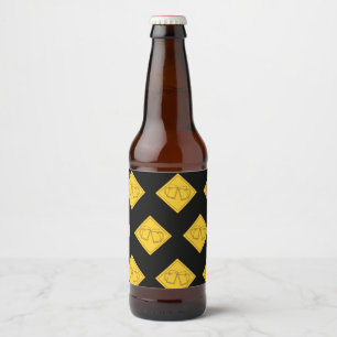 Beer Lovers Sign Bottle Label