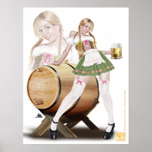 Beer Maiden Poster