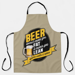 Beer Makes You Lean Apron
