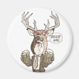 Beer Me Beer Buck by Mudge Studios Magnet