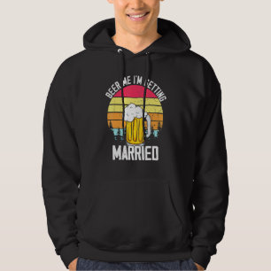 Beer Me Im Getting Married Men Groom Bachelor Part Hoodie