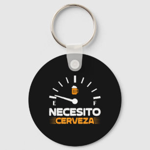 Beer Mexican Party Men Necesito Cerveza Cinco De M Key Ring